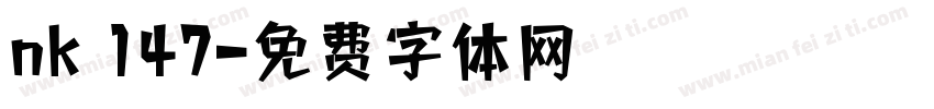 nk 147字体转换